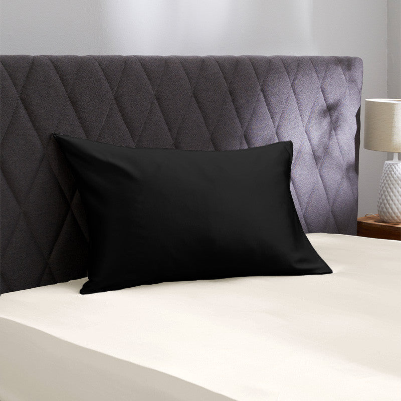 Taie d'oreiller en soie sans volant 19 mommes